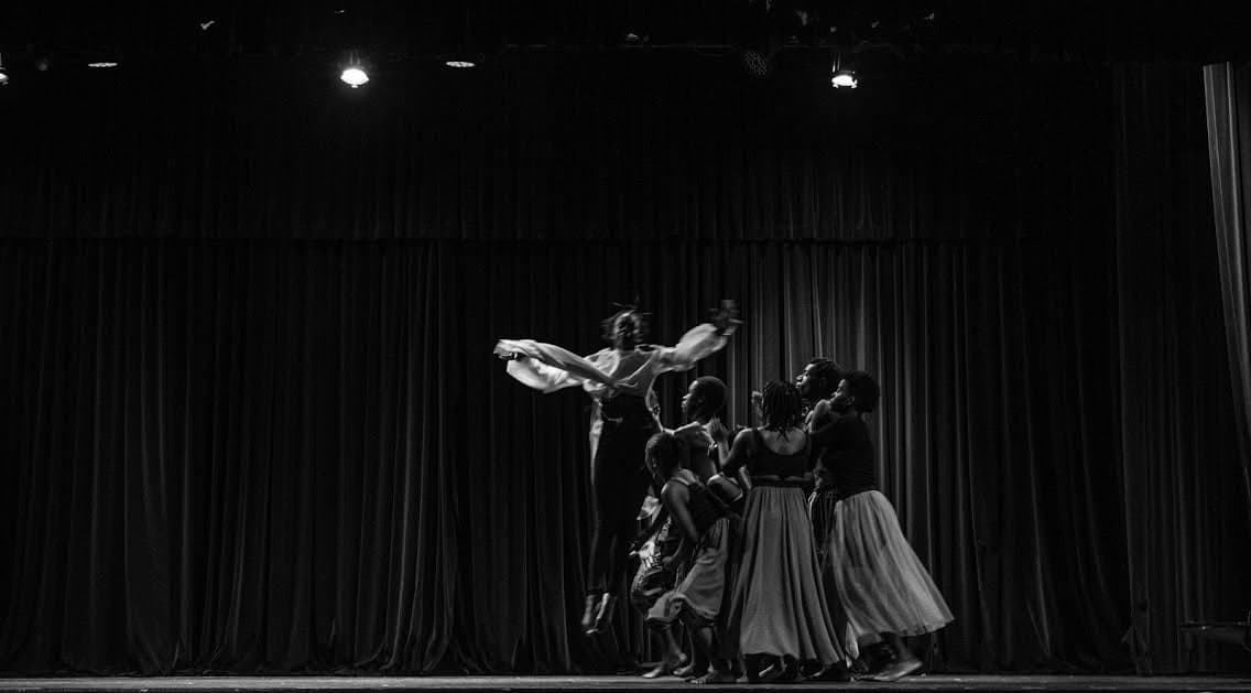 African people performing on stage